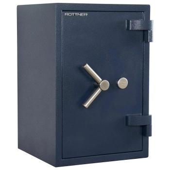 Rottner Wertschutzschrank EN 1 Exklusiv Titan Fire 65 Doppelbartschloss blau T06469